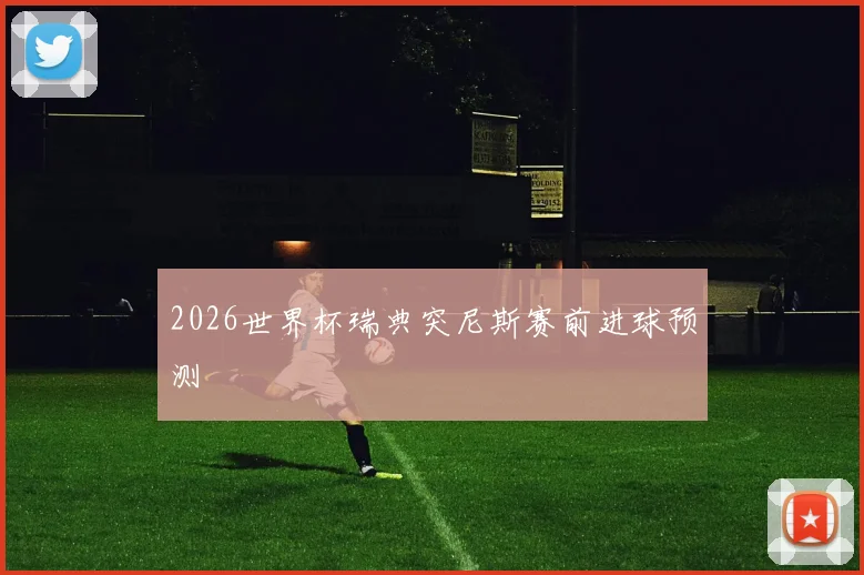 2026世界杯瑞典突尼斯赛前进球预测